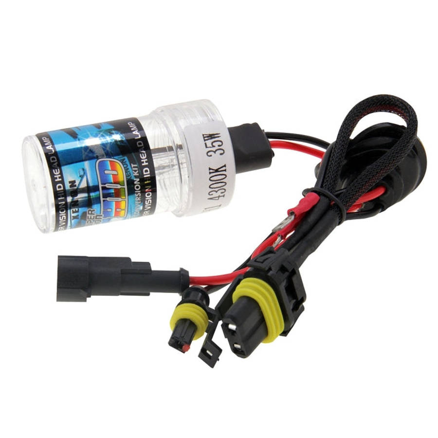 DC12V 35W H1 HID Xenon Light Single Beam Super Vision Waterproof Head Lamp, Color Temperature: 43...