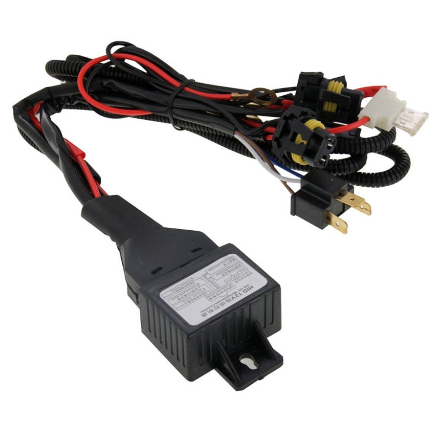 DC12V 35W H4-3 HID Xenon Light Single Beam Super Vision Waterproof Head Lamp with One Cable, Colo...