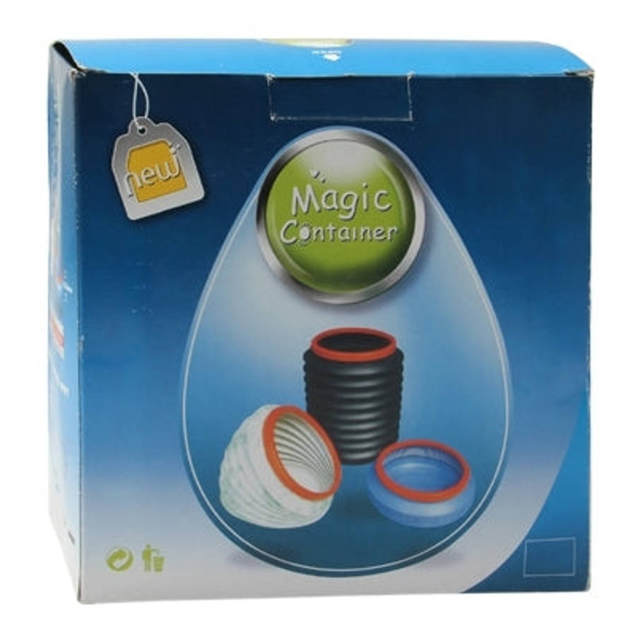 4L Car Magic Folding Container, Fold Size: 18 x 18 x 6.5cm, Size: 18 x 18 x 6.5cm