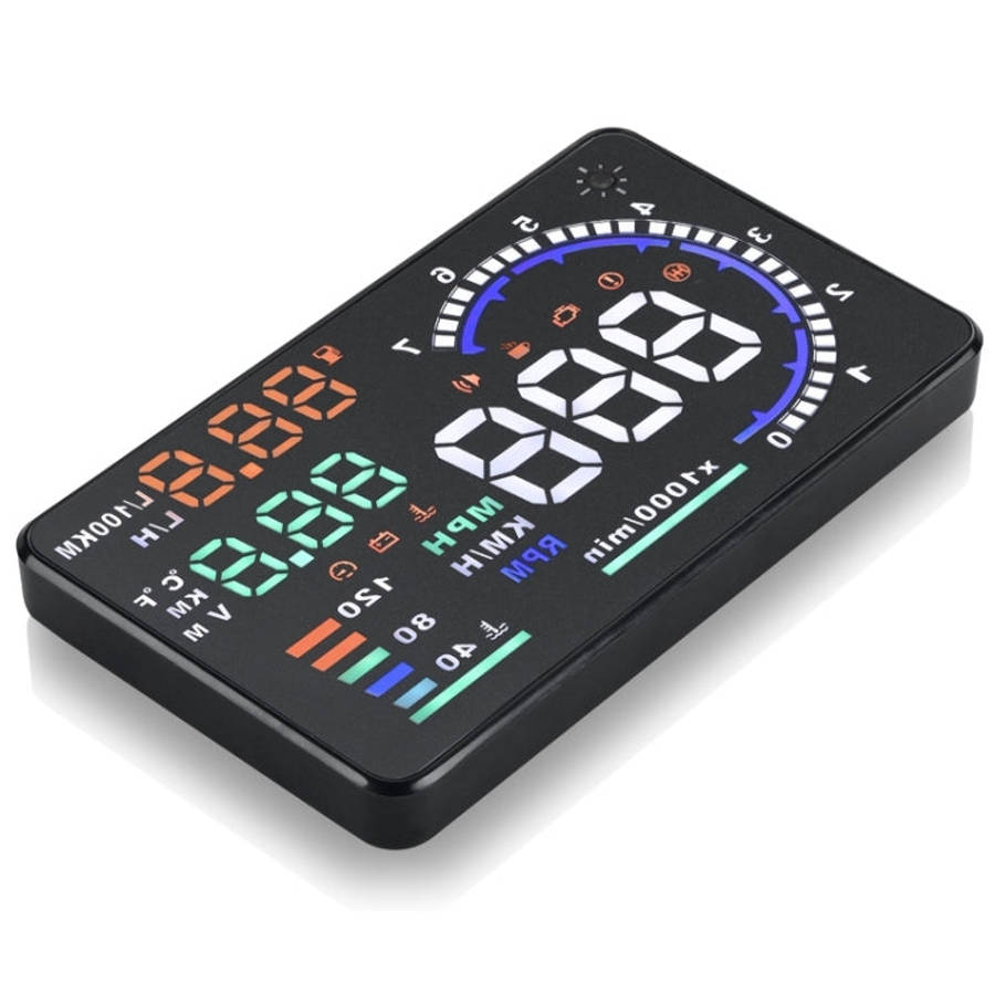 A8 5.5 inch Car OBDII HUD Warning System Vehicle-mounted Head Up Display Projector with LED, Supp...