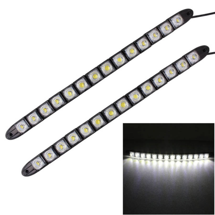 2 PCS  7W 14 LED SMD 5050 Flexible Snake LED Car Daytime Running Lights, DC 12V, 7W
