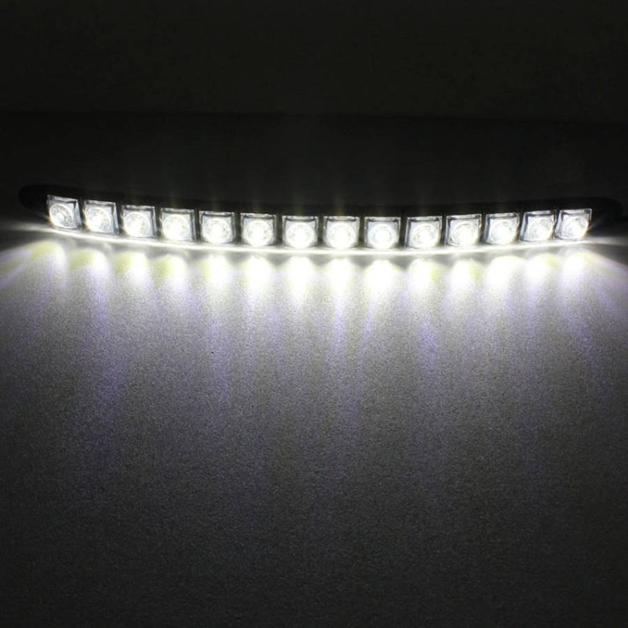 2 PCS  7W 14 LED SMD 5050 Flexible Snake LED Car Daytime Running Lights, DC 12V, 7W