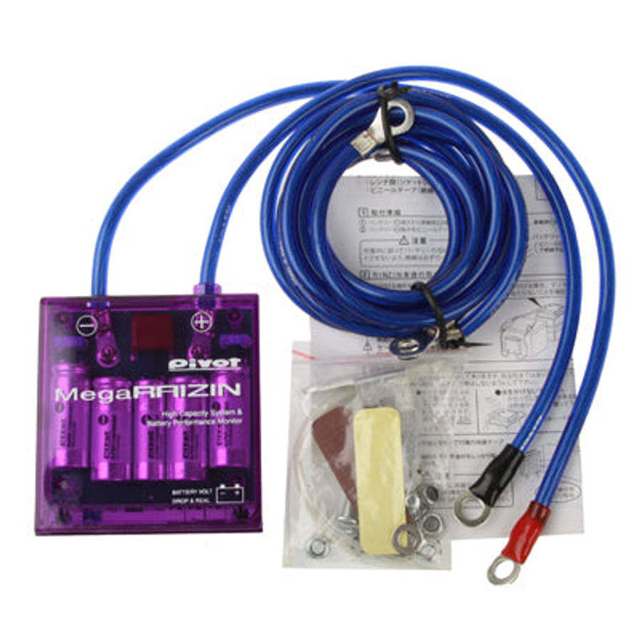 PIVOT Mega Raizin Voltage Stabilizer, High Capacity System & Battery Performance Monitor, DC 12V,...