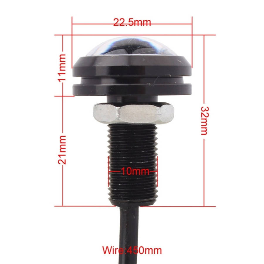 2 PCS  22.5mm 2W 200LM White + Yellow Light 4 LED SMD 5630 Eagle Eye Car Steering Light Daytime R...