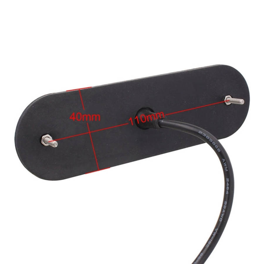 12W 720LM 4-LED 18 Flash Patterns Car Strobe Emergency Warning Light Lamp, DC 12V, 4-LED Yellow L...