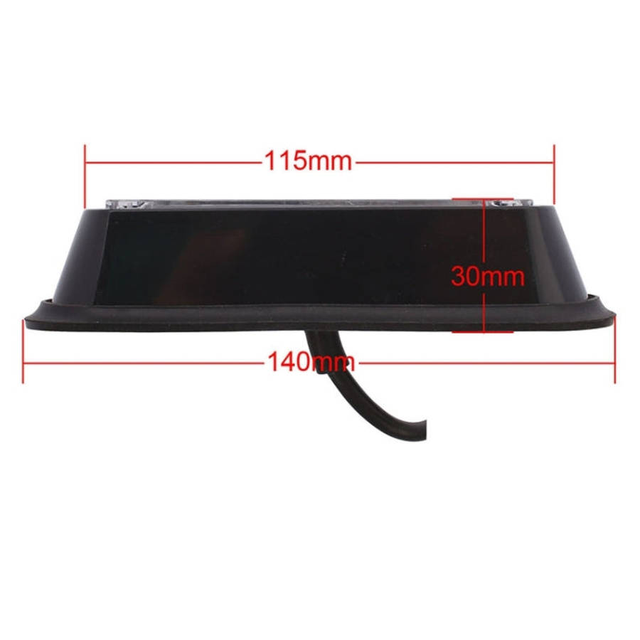 12W 720LM 4-LED 18 Flash Patterns Car Strobe Emergency Warning Light Lamp, DC 12V, 4-LED Yellow L...