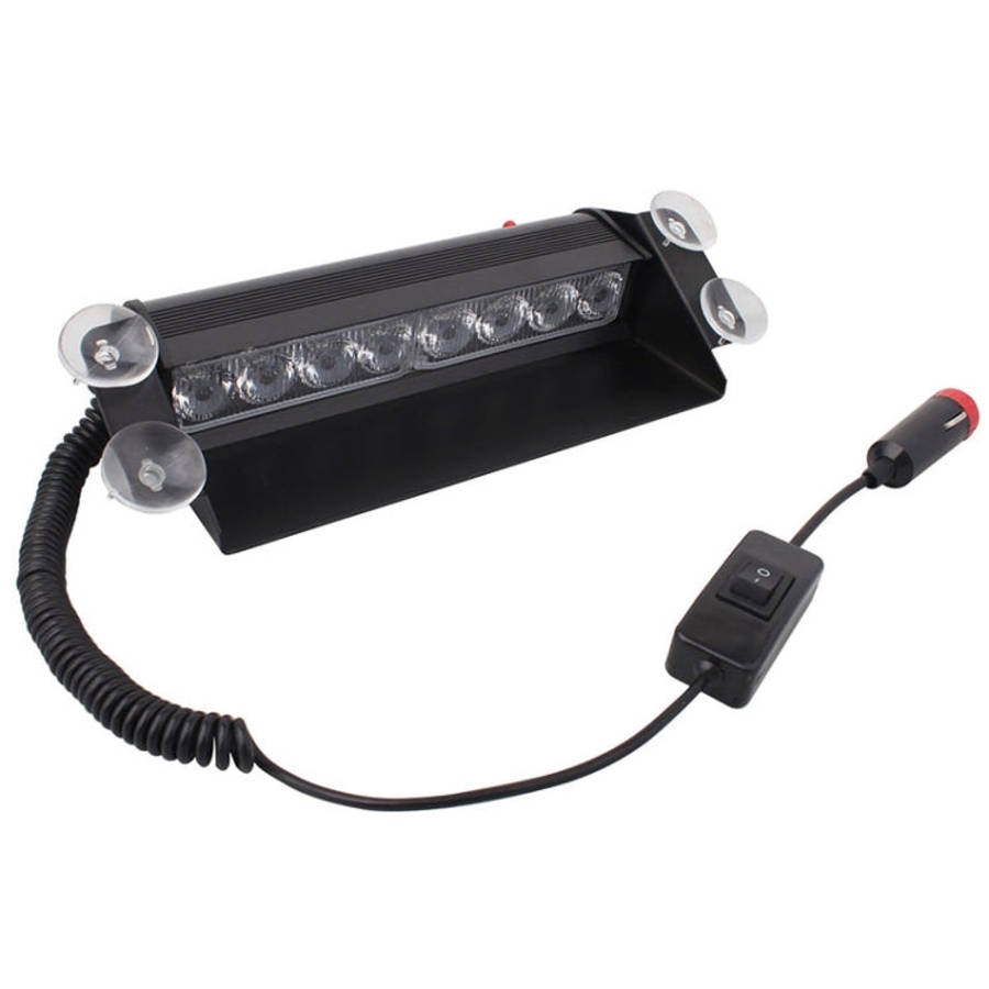 8W 800LM 8-LED 3-Modes Adjustable Angle Car Strobe Flash Dash Emergency Light Warning Lamp with S...