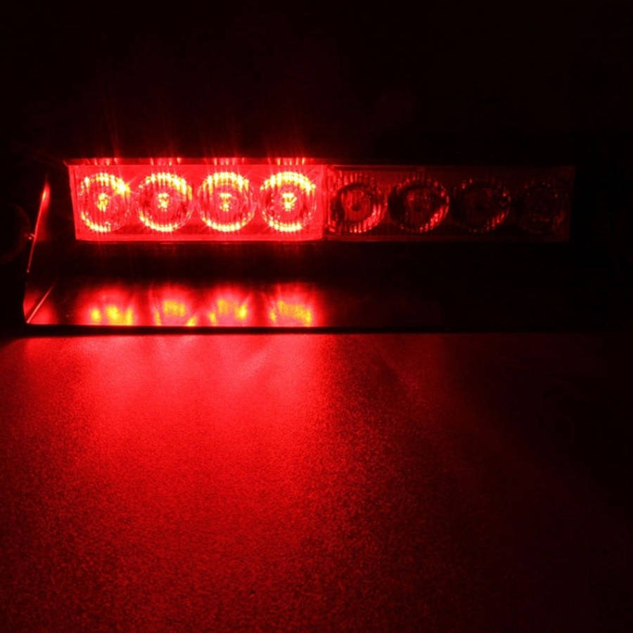 8W 800LM 8-LED 3-Modes Adjustable Angle Car Strobe Flash Dash Emergency Light Warning Lamp with S...