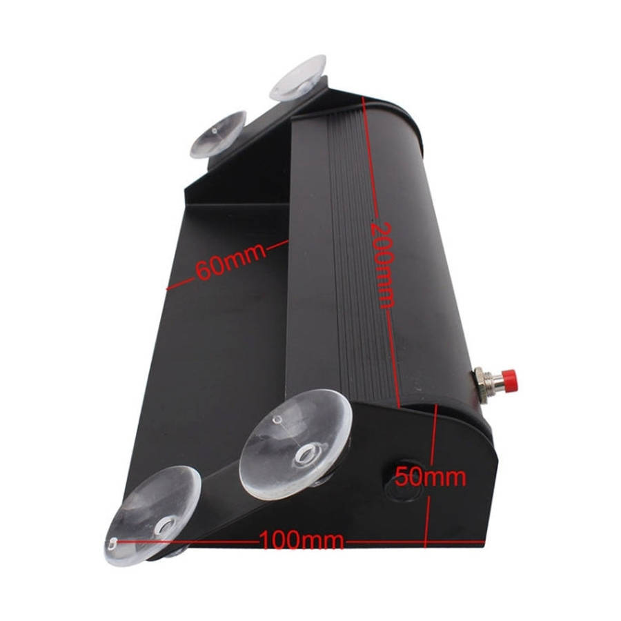 8W 800LM 8-LED 3-Modes Adjustable Angle Car Strobe Flash Dash Emergency Light Warning Lamp with S...