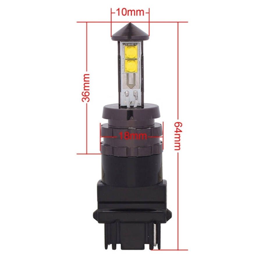 T25 20W 800LM White Light 4 CREE XT-E LED Car Brake Light Steering Light Bulb, DC 12-24V, 3156