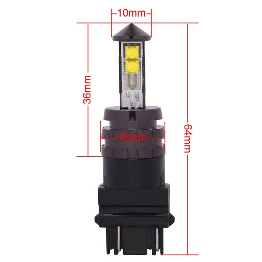 T25 3157 20W 800LM White Light 4 CREE XT-E LED Car Brake Light Steering Light Bulb, DC 12-24V, 3157