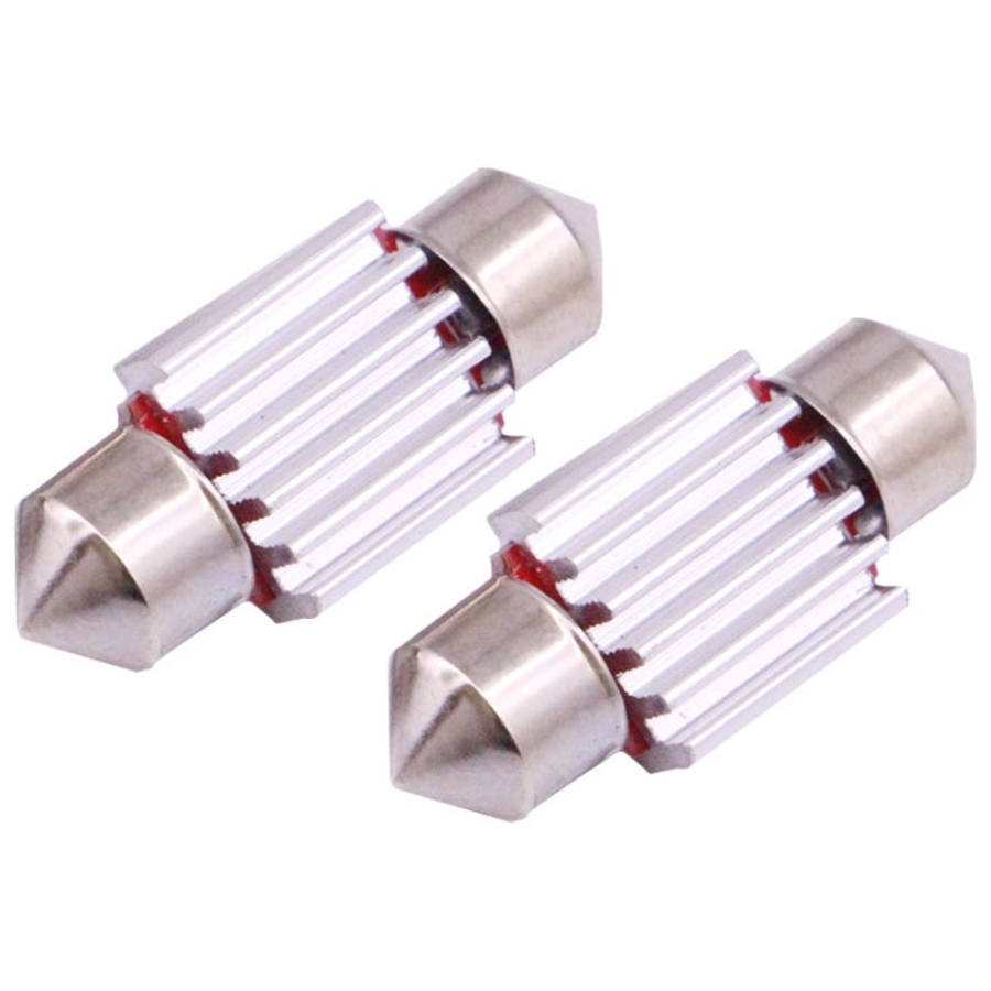 2 PCS 31mm 3W 180LM White Light 10 LED SMD 4014 CANBUS License Plate Reading Lights Car Light Bul...