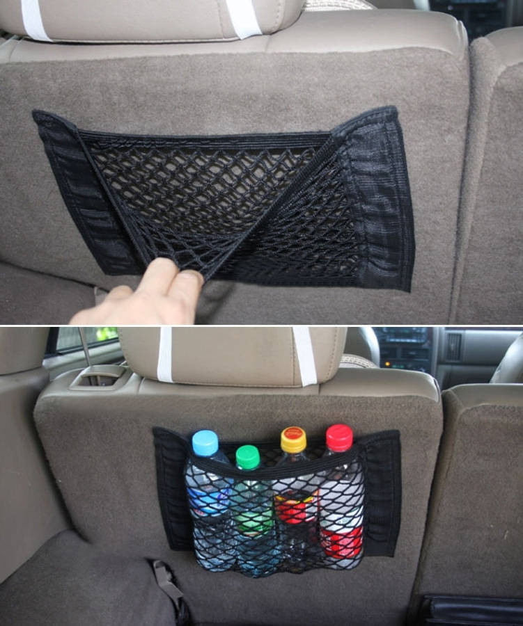 Car Seat Hanging Storage Mesh Bag, Size: 40x24.5 cm, 40x24.5 cm
