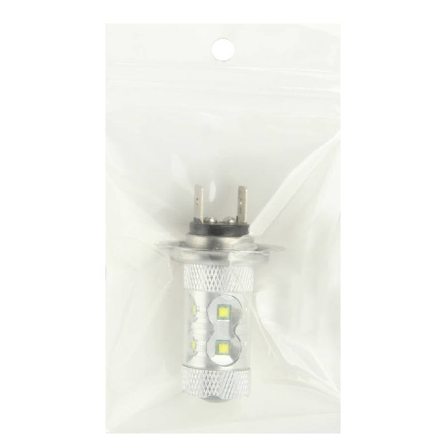 H7 60W White 12 CREE LED Fog Light for Vehicles, DC 12-30V, H7