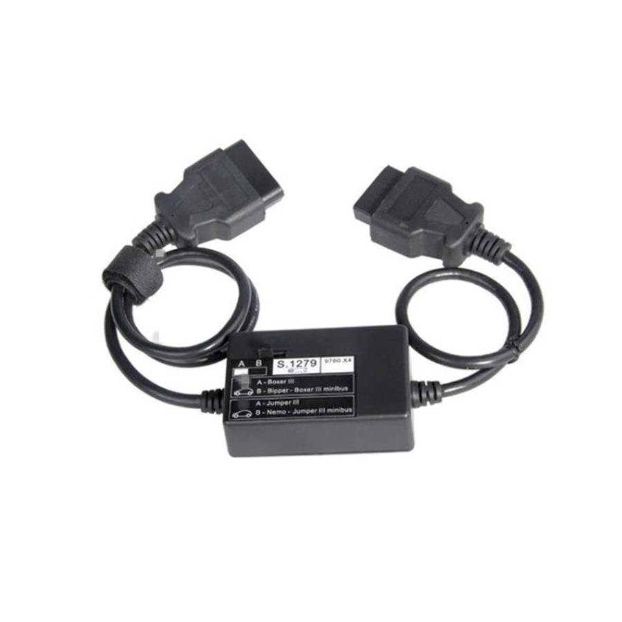 S1279 Lexia PP2000 Diagnostic Connector Module for Peugeot  Citroen (Nemo, Bipper, Boxer III, Jum...