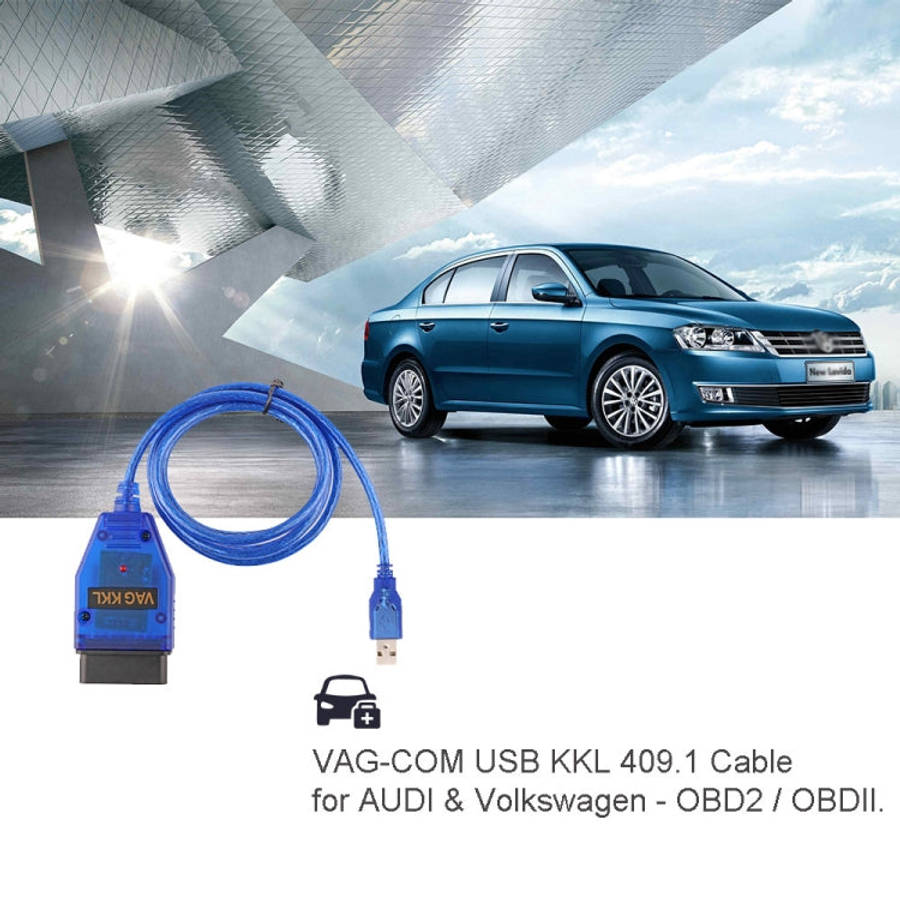 USB Cable KKL VAG-COM Car Auto Scanner Scan Tool for VW/Audi 409.1, KKL VAG-COM