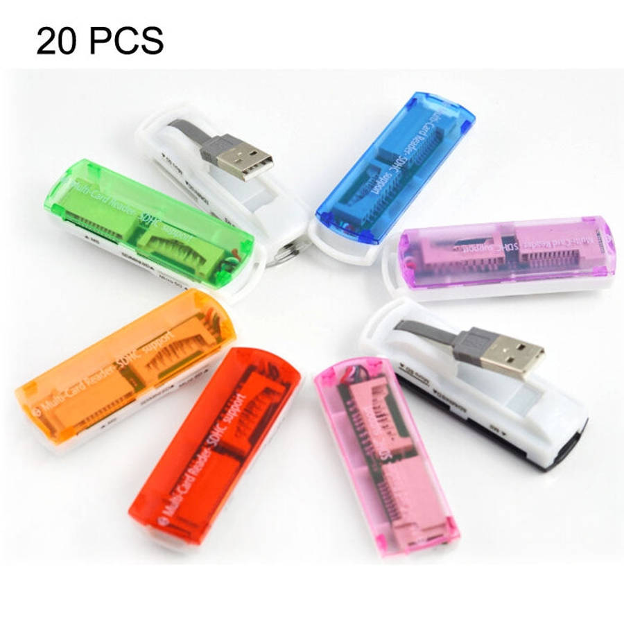 USB 2.0 Multi Card Reader, Support SD/MMC, MS, TF, M2 Card