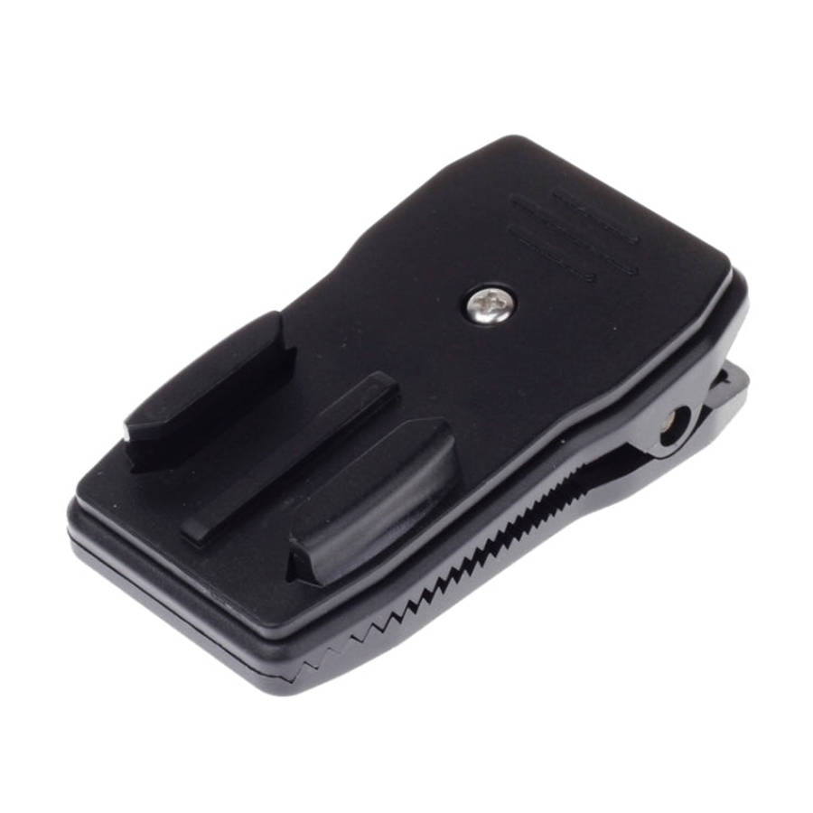 360 Degree Rotation J Shape Backpack Hat Clip Fast Clamp Mount for Xiaomi Yi Sport Camera(XM17), ...