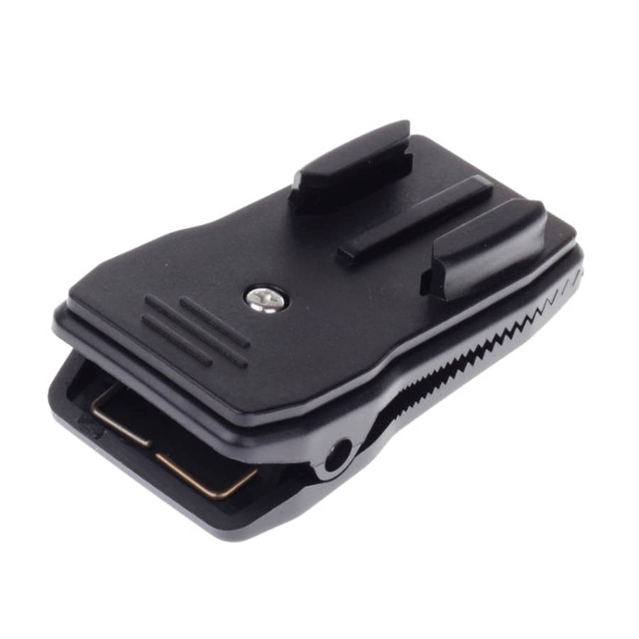 360 Degree Rotation J Shape Backpack Hat Clip Fast Clamp Mount for Xiaomi Yi Sport Camera(XM17), ...