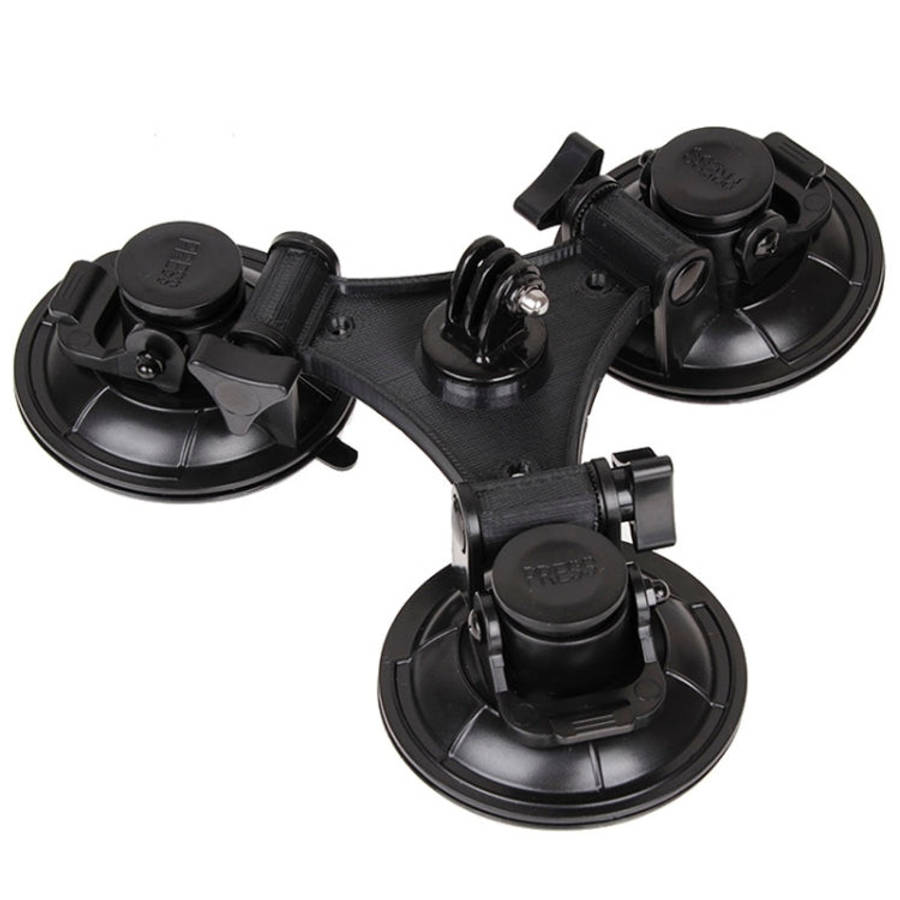 XM70-B Triangle Direction Suction Cup Mount with Hexagonal Screwdriver for GoPro, Insta360, DJI a...