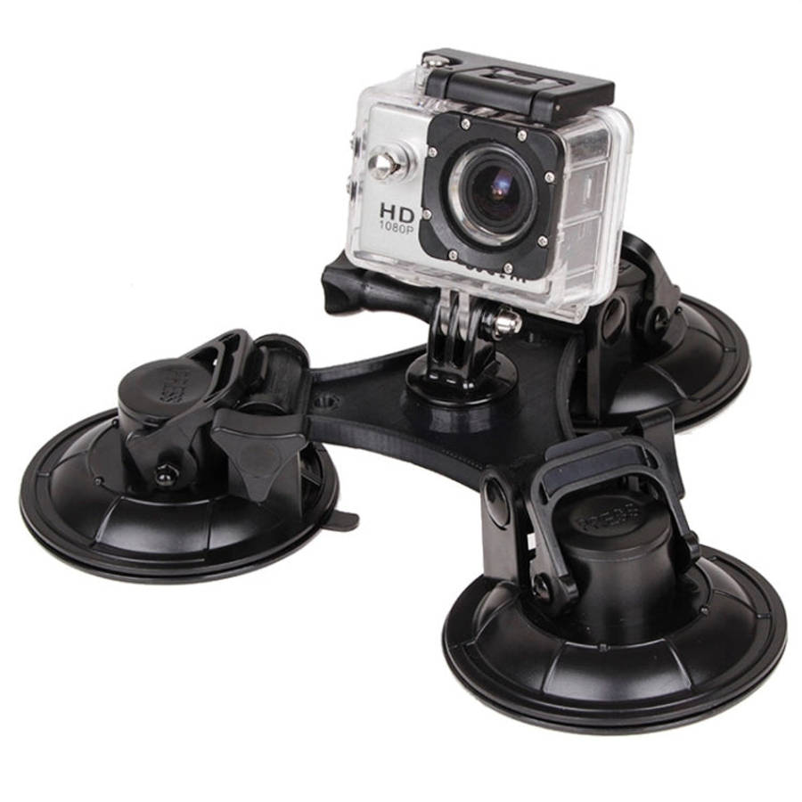 XM70-B Triangle Direction Suction Cup Mount with Hexagonal Screwdriver for GoPro, Insta360, DJI a...