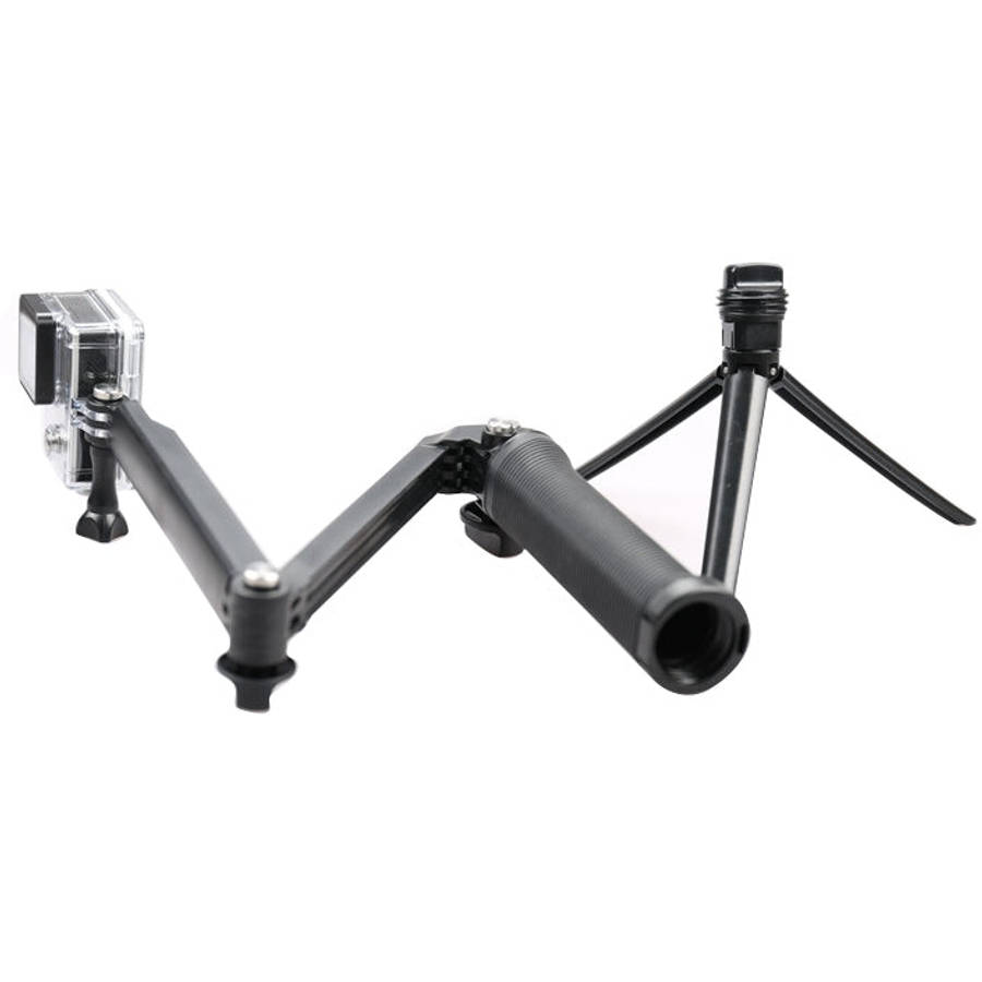 3-Way Multi Function Extendable Monopod Tripod Folding Rotating Arm Camera Handle for DJI, Insta3...