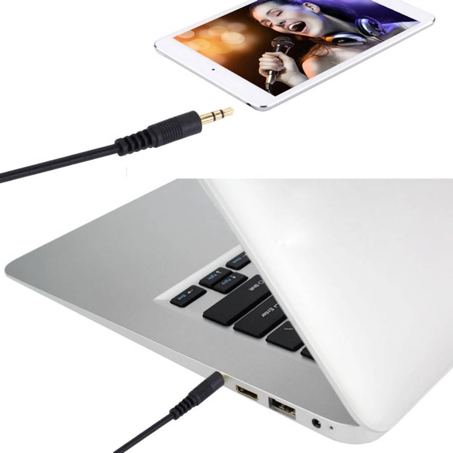 Aux Cable, 3.5mm Male Mini Plug Stereo Audio Cable, Length: 5m (Black + Gold Plated Connector), L...