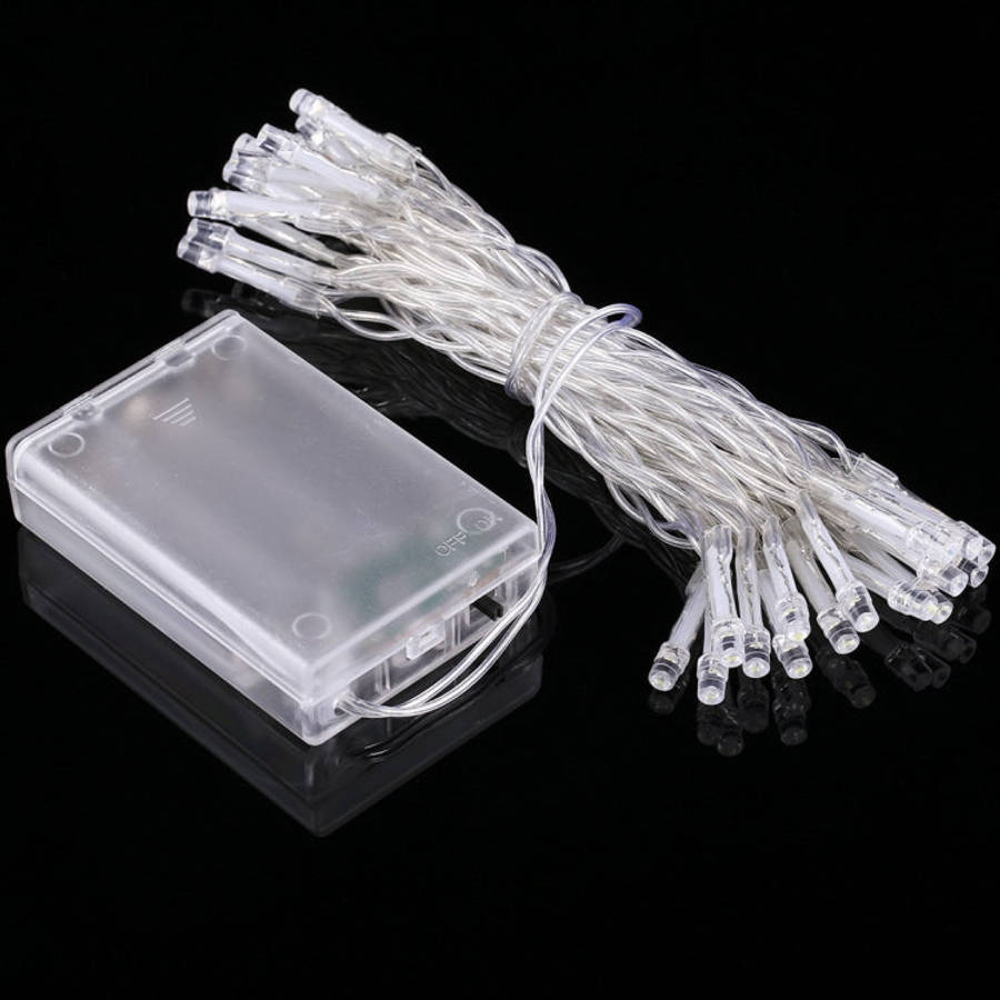 For Christmas Party, 20 LED 2-Mode Flash, Battery Powered, 2m Warm White, 2m  White Light