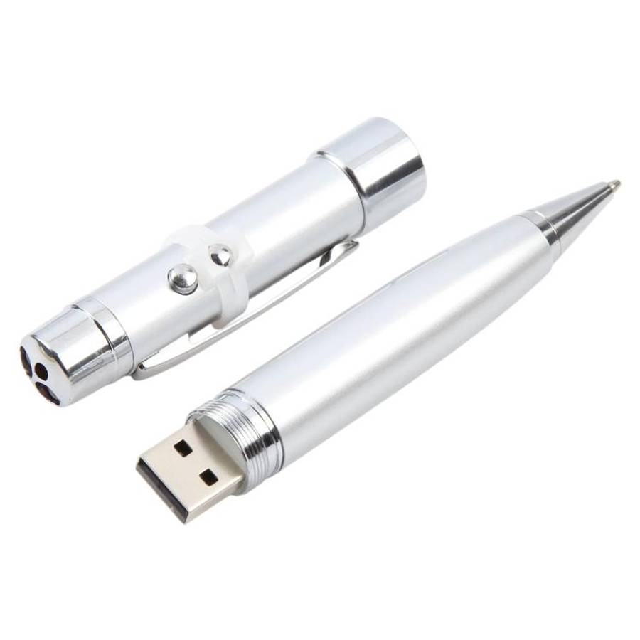 3 in 1 Laser Pen Style USB Flash Disk, Silver (16GB), 2GB (Silver), 4GB (Silver), 8GB (Silver), 1...