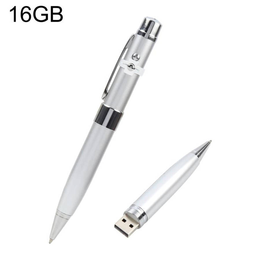 3 in 1 Laser Pen Style USB Flash Disk, Silver (16GB), 2GB (Silver), 4GB (Silver), 8GB (Silver), 1...