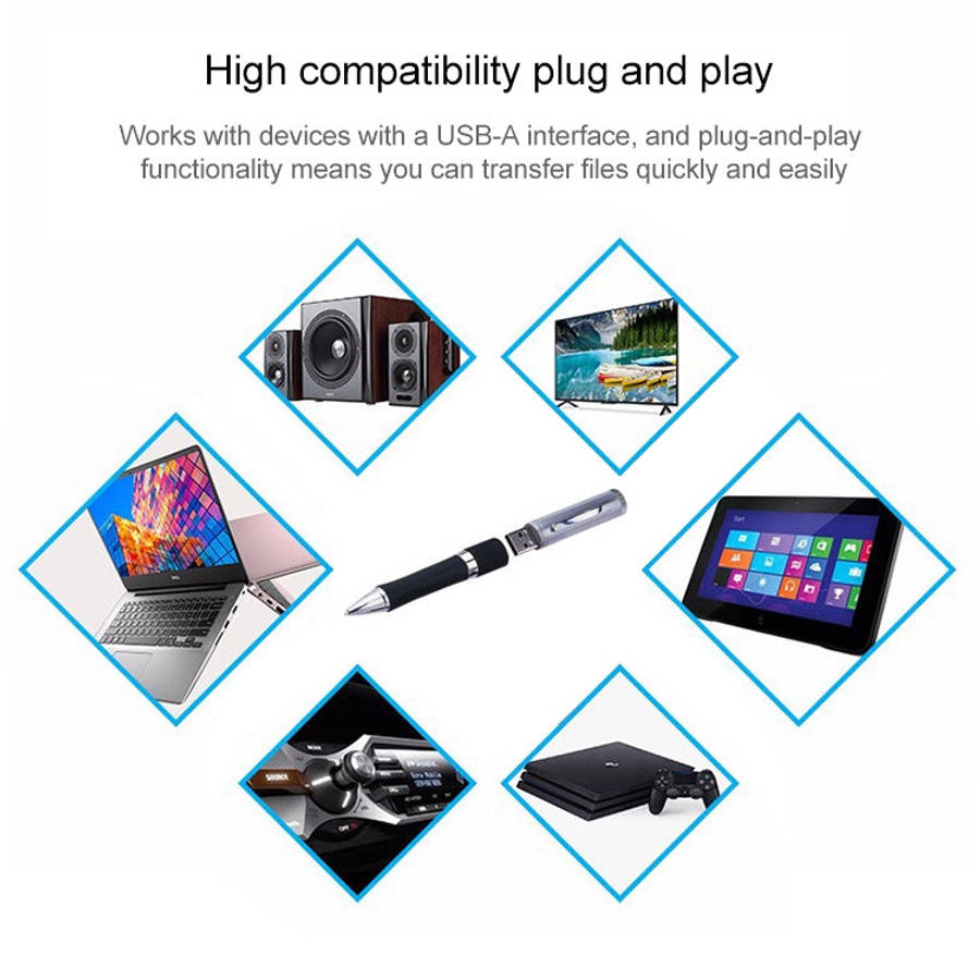2 in 1 Pen Style USB Flash Disk, Black (16GB), 2GB, 4GB, 8GB, 16GB
