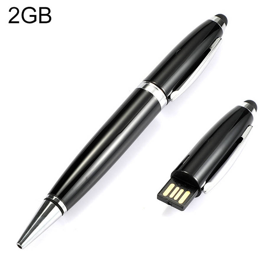 2 in 1 Pen Style USB Flash Disk, Black , 2GB (Silver), 4GB (Silver), 8GB (Silver), 16GB (Silver),...