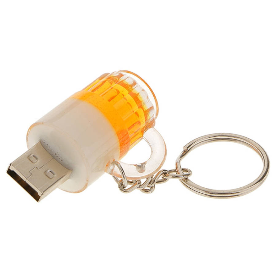 Beer Keychain Style USB Flash Disk with 32GB Memory, 32GB