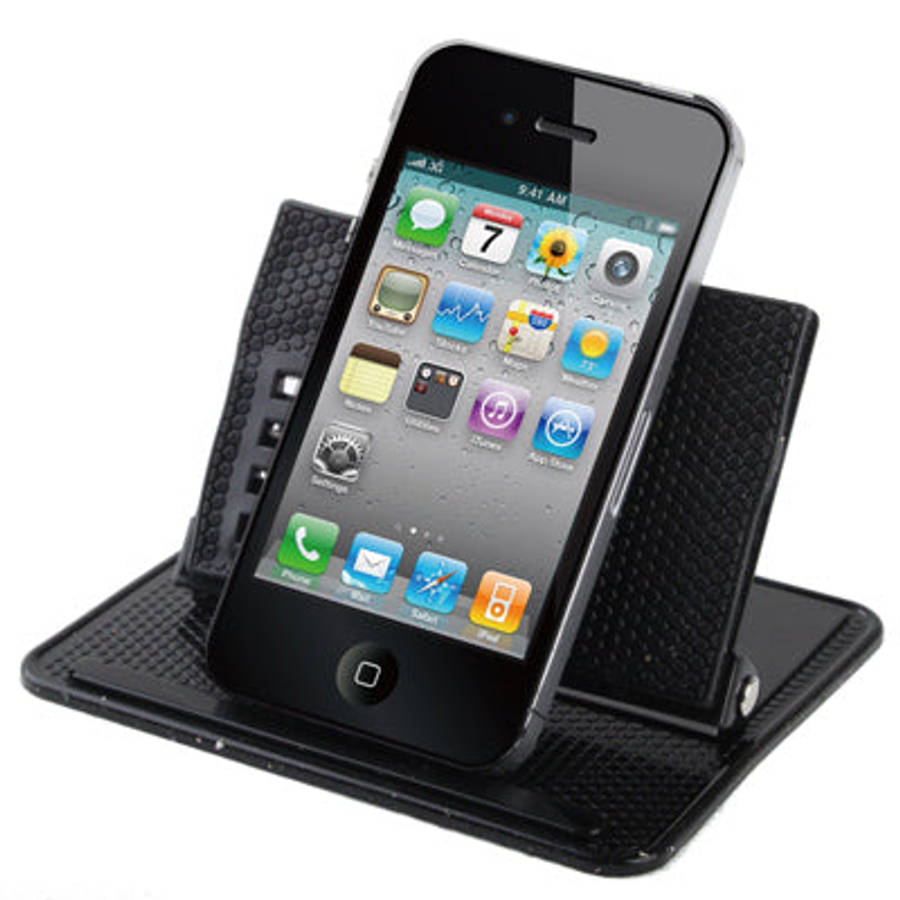 Universal GPS Holder Bracket Cradle Anti-Slip Mat (For 4.3 / 5.0 inch GPS, iPhone 4 / 3GS / 3G, M...