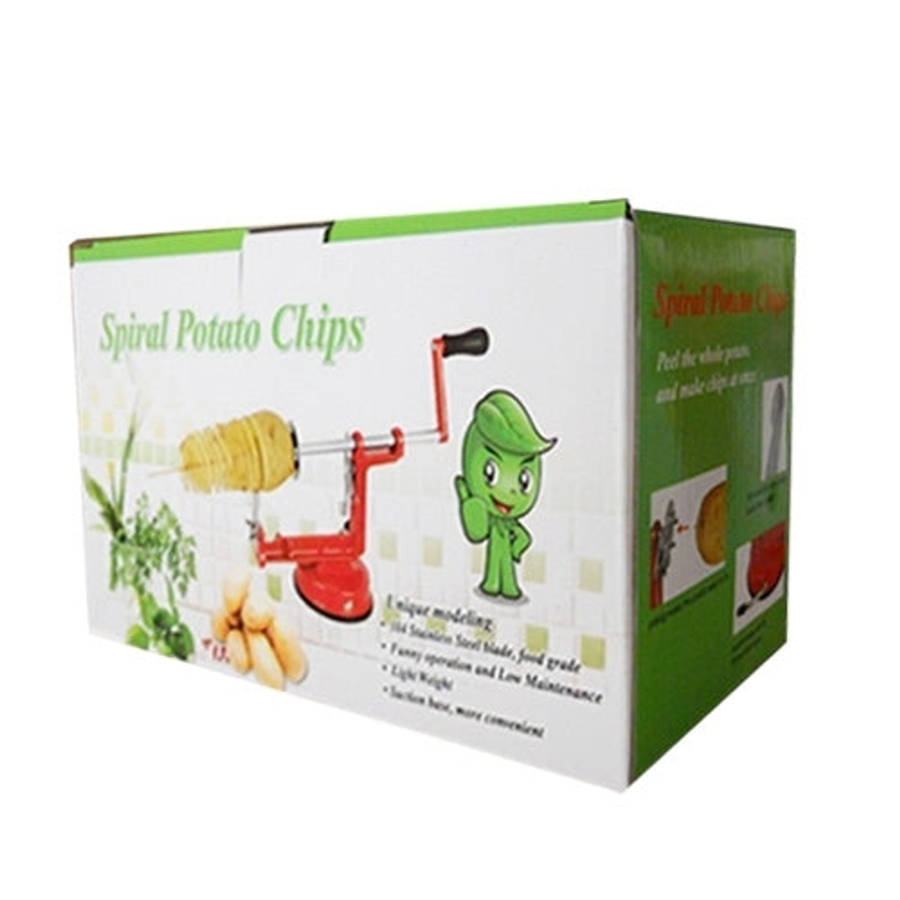 Spiral Potato Slicer, Size: about 21cm x 13cm, Spiral Potato Slicer