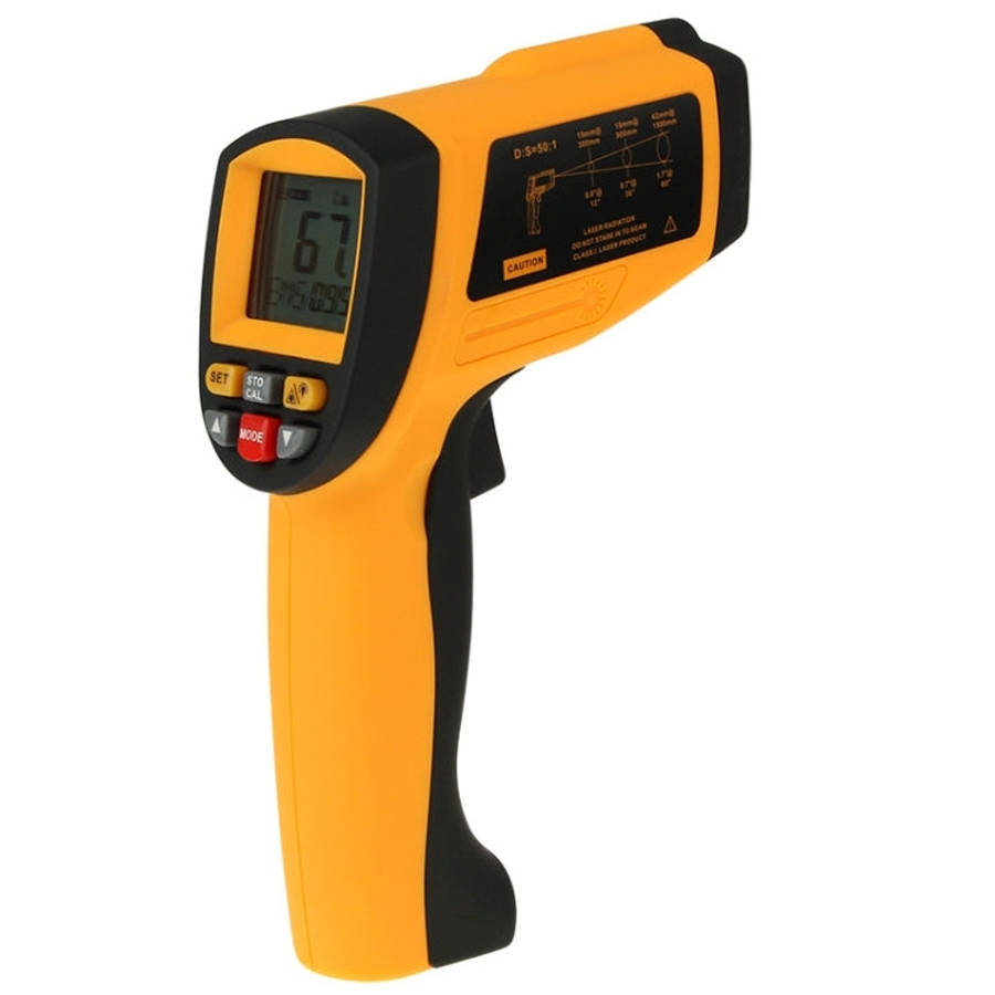 BENETECH GM1651 USB Digital Display Temperature Gun Handheld Infrared IR Thermometer, Measure Ran...