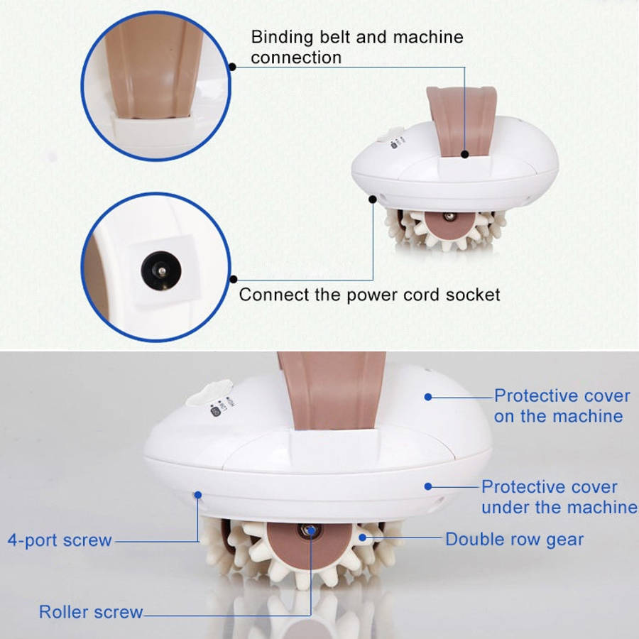 3D Mini Full Body Slimming Massager Roller Electric Slimmer Loss Weight Device, EU Plug