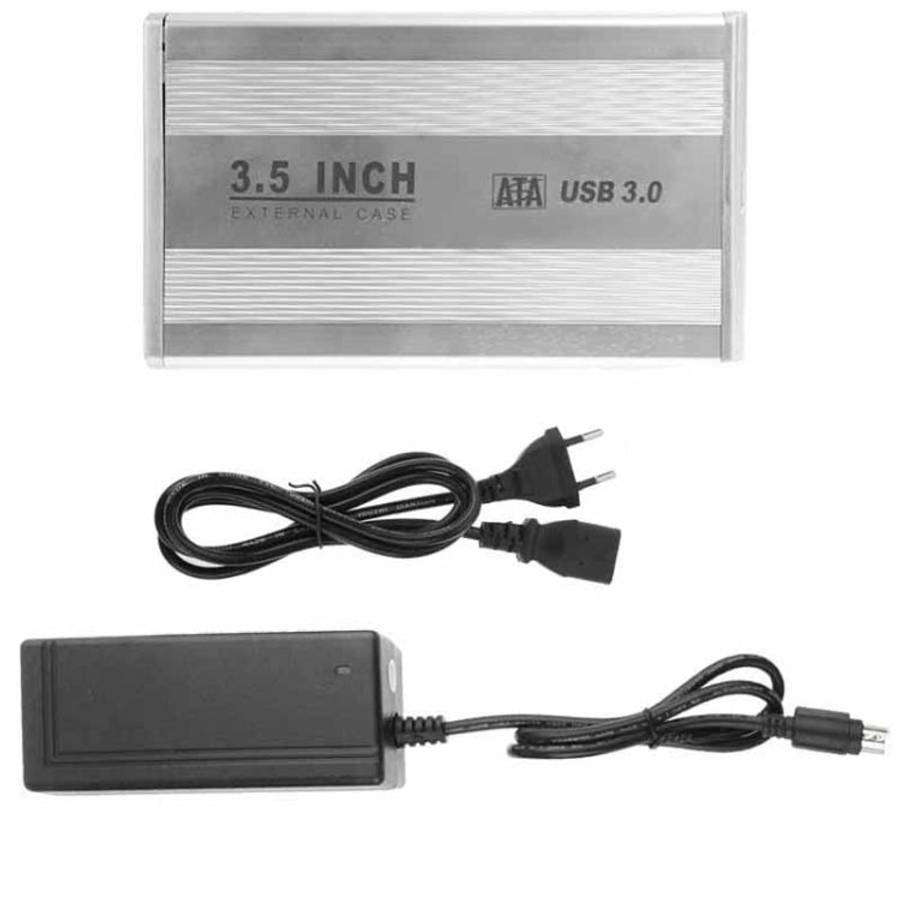 High Speed 3.5 inch HDD SATA External Case, Support USB 3.0, SATA & IDE (USB 3.0)