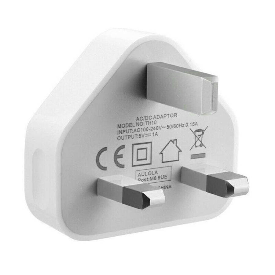 5V / 1A (UK Plug) USB Charger Adapter For  iPhone, Galaxy, Huawei, Xiaomi, LG, HTC and Other Smar...