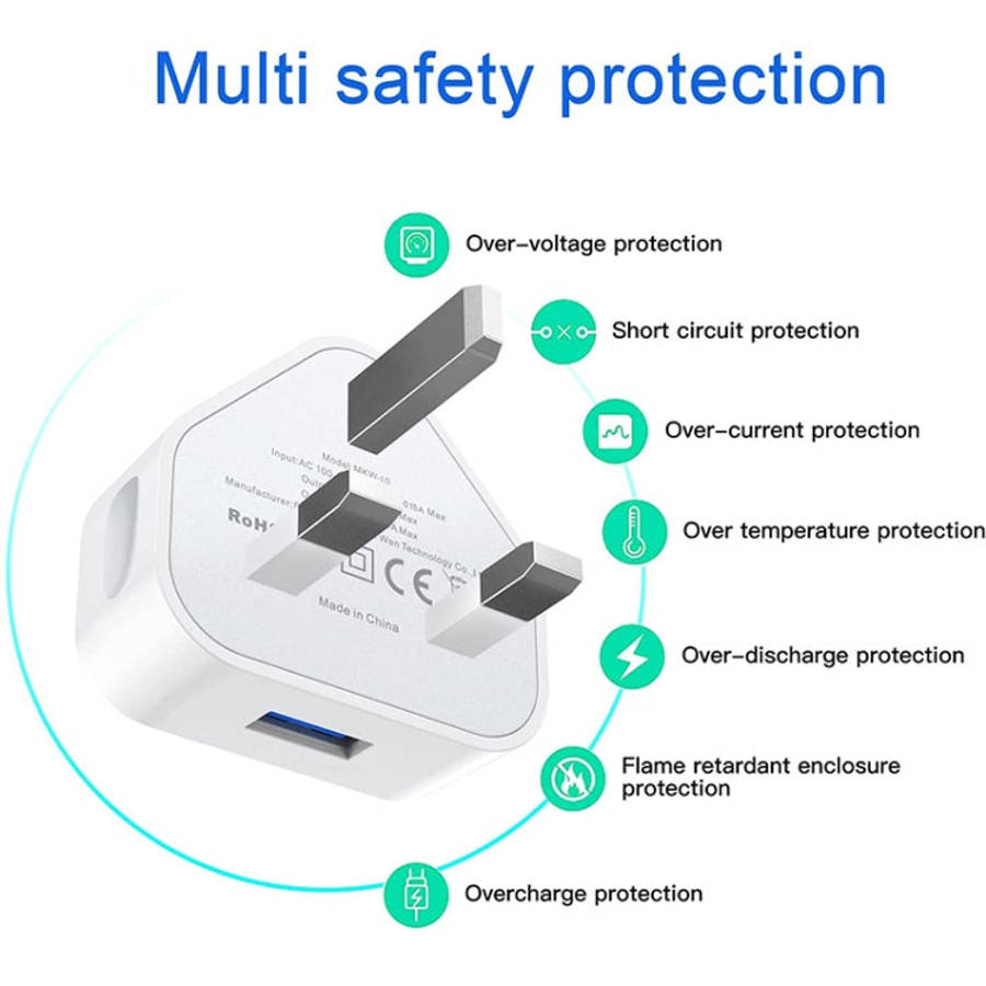 5V / 1A (UK Plug) USB Charger Adapter For  iPhone, Galaxy, Huawei, Xiaomi, LG, HTC and Other Smar...