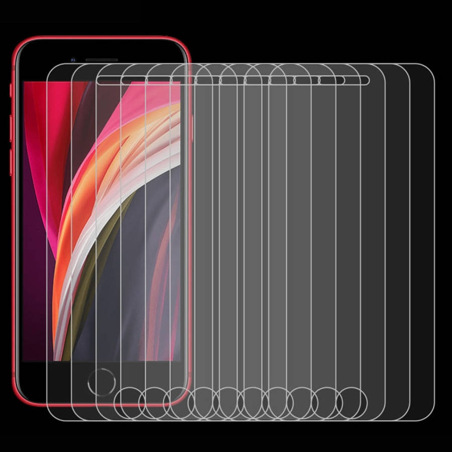 10 PCS for iPhone SE & 5 & 5S & 5C 0.26mm 9H Surface Hardness 2.5D Explosion-proof Tempered Glass...