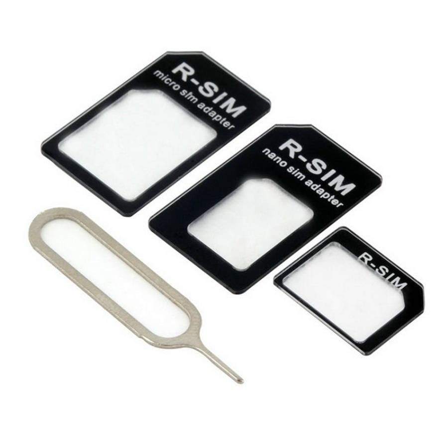 4 in 1 (Nano SIM to Micro SIM Card+ Micro SIM to Standard Card + Nano SIM to Standard Card + Sim ...