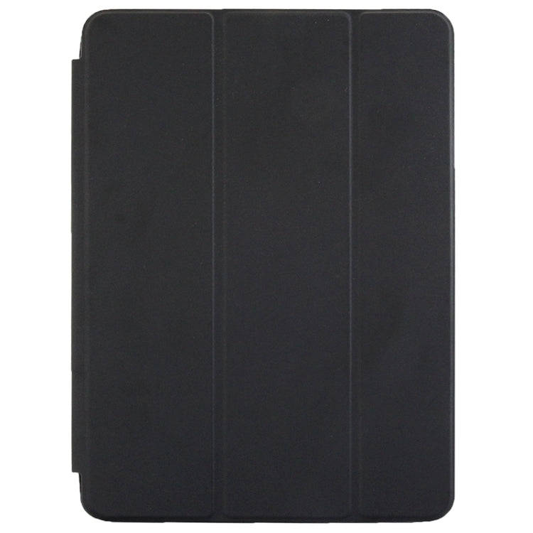 3-fold Naturally Treated Smart Leather Case with Sleep / Wake-up Function & Holder for iPad Air 2