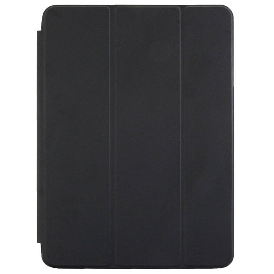 3-fold Naturally Treated Smart Leather Case with Sleep / Wake-up Function & Holder for iPad Air 2