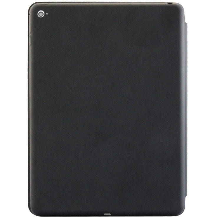 3-fold Naturally Treated Smart Leather Case with Sleep / Wake-up Function & Holder for iPad Air 2