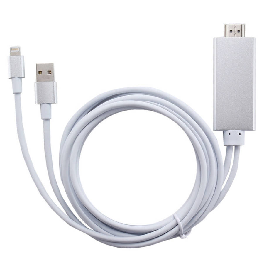 8 Pin to HDMI HDTV Adapter Cable with USB Charger Cable