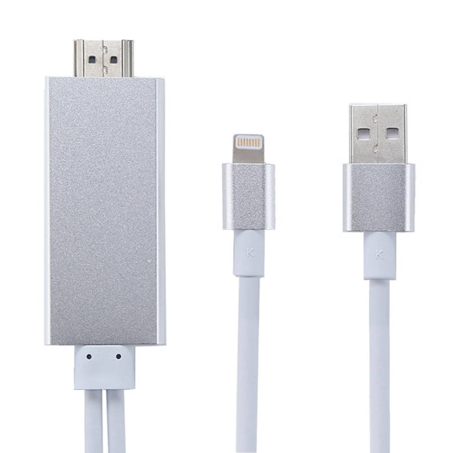 8 Pin to HDMI HDTV Adapter Cable with USB Charger Cable