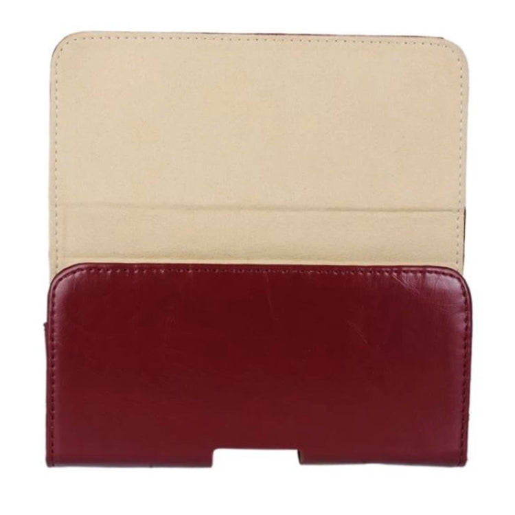 Crazy Horse Texture Horizontal Style Leather Waist Bag for iPhone 6 Plus / Galaxy Note 4 / Note 3...