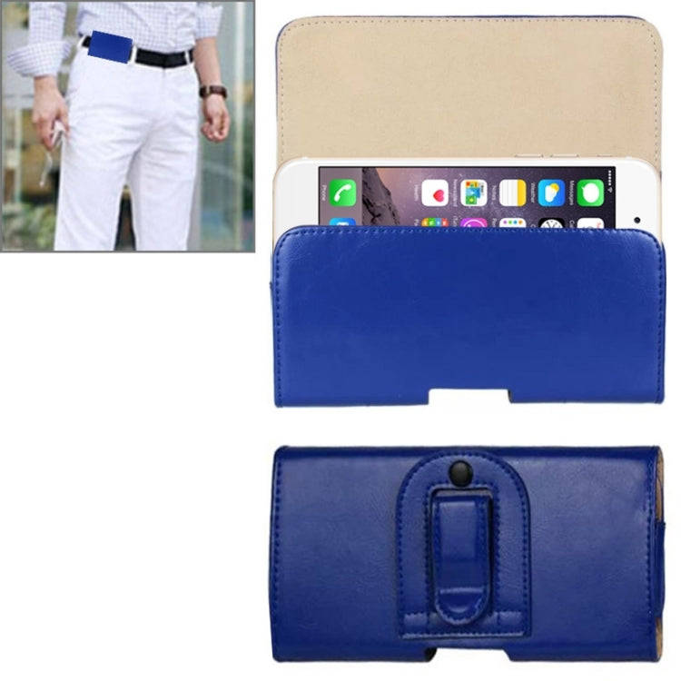 Crazy Horse Texture Horizontal Style Leather Waist Bag for iPhone 6 Plus / Galaxy Note 4 / Note 3...