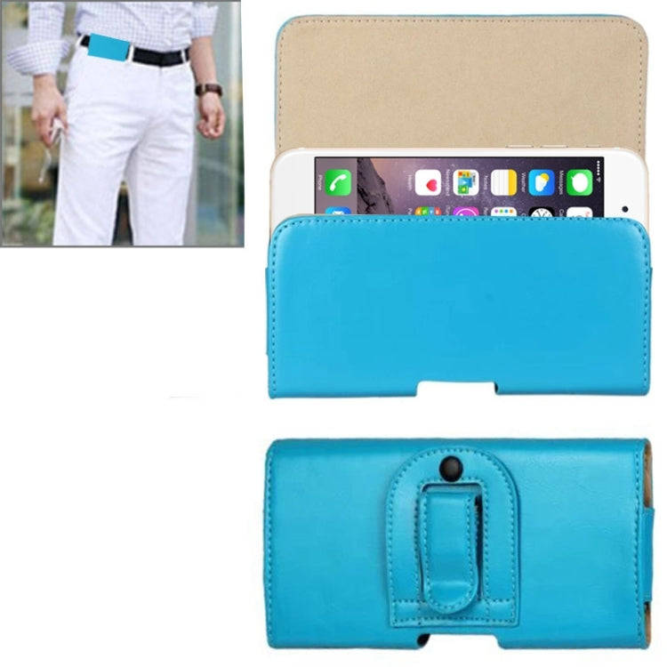 Crazy Horse Texture Horizontal Style Leather Waist Bag for iPhone 6 Plus / Galaxy Note 4 / Note 3...
